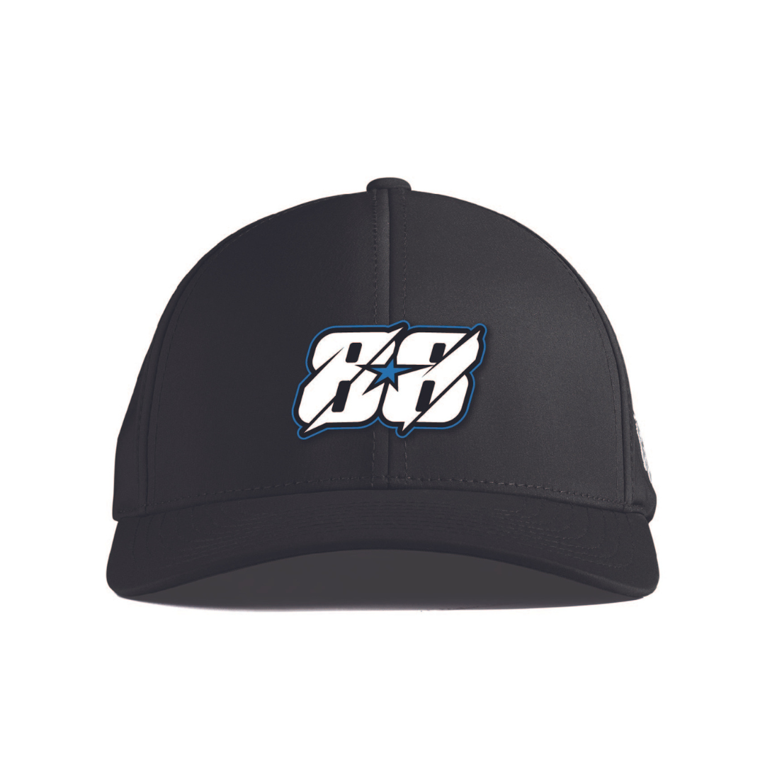88 Performance Hat - Black and White