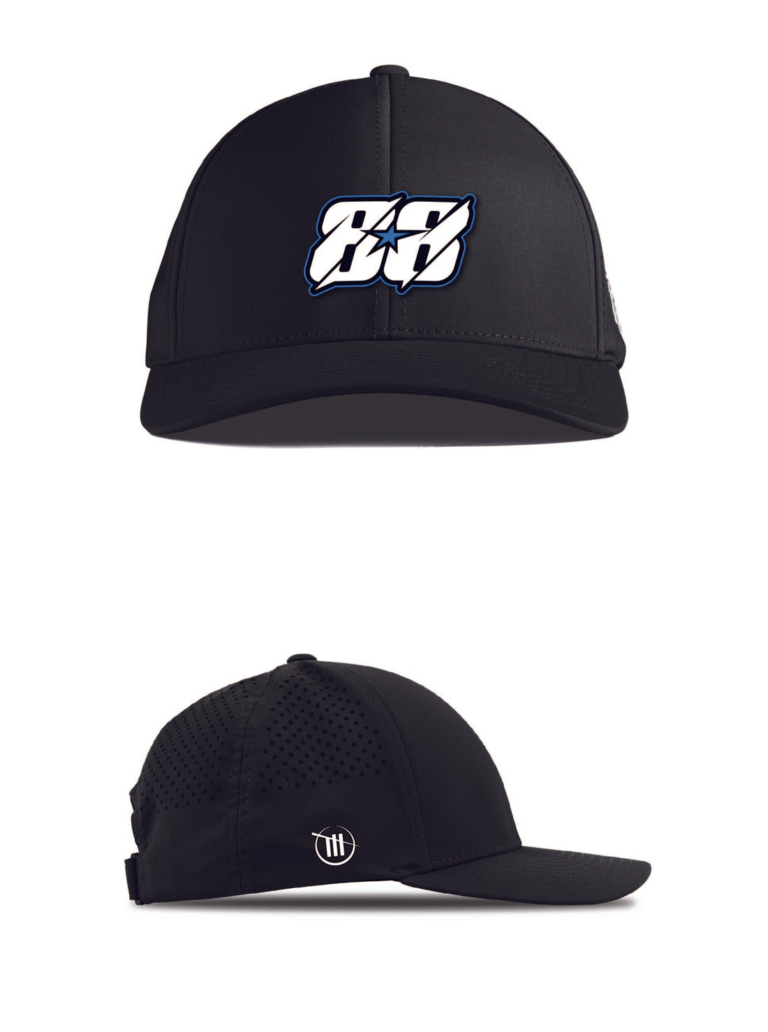 88 Performance Hat - Black and White